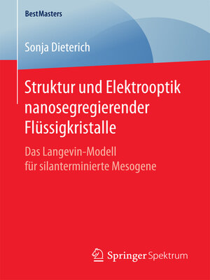 cover image of Struktur und Elektrooptik nanosegregierender Flüssigkristalle